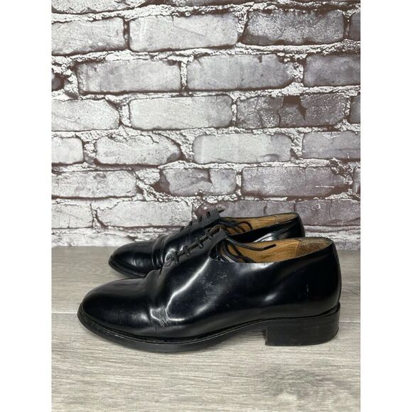 Filipe Sousa Black Patent Leather Oxfords Lace Up Shoes Women’s Sz 38EU/7.5M US - Picture 2 of 16
